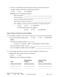 Form CHC603 Petition for Third Party Custody - Minnesota, Page 11