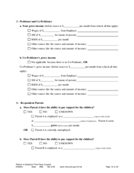 Form CHC603 Petition for Third Party Custody - Minnesota, Page 16