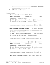 Form CHC603 Petition for Third Party Custody - Minnesota, Page 17