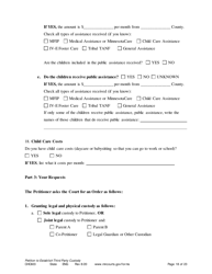 Form CHC603 Petition for Third Party Custody - Minnesota, Page 18