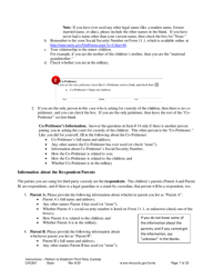 Instructions for Form CHC602, CHC603, CIV102, SOP102, CHC604, DIV813, DIV816, CON111 - Minnesota, Page 7