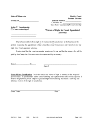 Form GAC6-U Notice of Hearing and Notice of Rights - Minnesota, Page 3