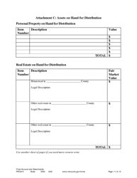 Form PRO913 Final Account and Proposal for Distribution - Minnesota, Page 11