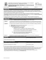 Form MO500-3126 &quot;Financial Information for Family Cost Participation&quot; - Missouri (French)