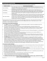 Form MO580-2824 Center Director/Group Child Care Home Provider Certification Request - Missouri, Page 2