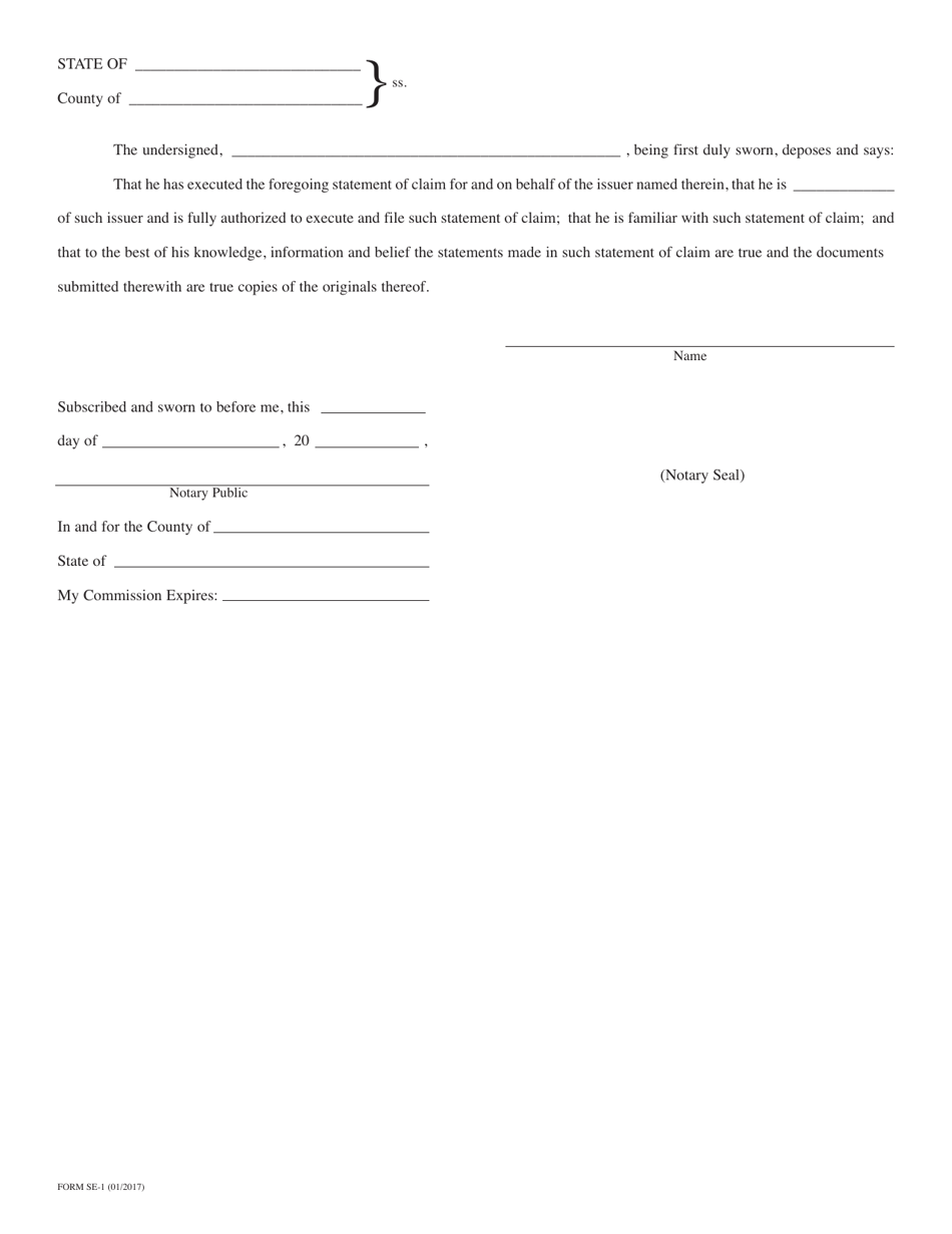Form SE-1 Statement of Claim for the Exemption of Securities of a New Generation Processing Entity - Missouri, Page 3