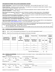 Form 600 GW Residency Exception Process - Montana, Page 2
