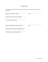 Credit Union - Request to Serve an Employee Group - Nebraska, Page 4