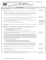 Uniform Application for Individual Producer License/Registration - Resident - Nebraska, Page 8