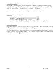 Uniform Application for Individual Producer License/Registration - Non-resident - Nebraska, Page 2