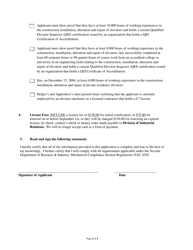 Application for Issuance or Renewal of Id Card or Work Card for Elevator Mechanic, Apprentice, or Helper - Nevada, Page 2