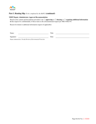 Confidentiality Request Form - Nevada, Page 4