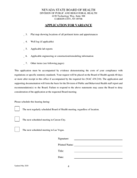 Application for Variance - Nevada, Page 4