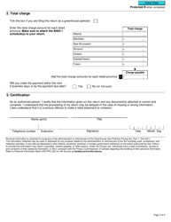Form B402 Fuel Charge Return for Fuel Held in a Listed Province on Adjustment Day Under Section 38 of the Greenhouse Gas Pollution Pricing Act - Canada, Page 3