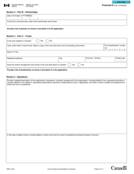 Form T625 Application for Qualified Canadian Journalism Organization Designation - Canada, Page 6