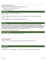 Form 3049E Appellant Form (A1) - Ontario, Canada, Page 7
