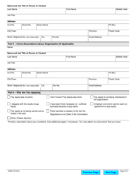 Form 0208E Application for Review Services - Ontario, Canada, Page 2