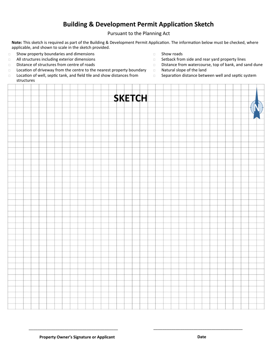 Building  Development Permit Application - Prince Edward Island, Canada, Page 7