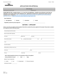 Water Allocation Application for Approval - Nova Scotia, Canada