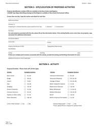 Water Allocation Application for Approval - Nova Scotia, Canada, Page 3