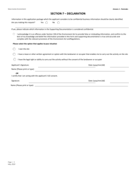 Application for Approval - Pesticides - Nova Scotia, Canada, Page 5