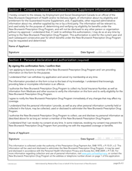 Form 892E Guaranteed Income Supplement Confirmation Form - New Brunswick, Canada, Page 2