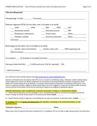 Form FQM-012FCP-00 Fish Submission Form - Fish Not From Pacific Ocean Watershed - British Columbia, Canada, Page 2