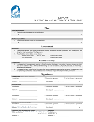 Support Services/Extended Support Agreement Policy - Nunavut, Canada (English/Inuktitut), Page 11