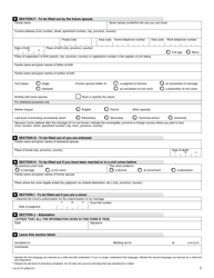 Form SJ-217A Civil Marriage - Quebec, Canada, Page 4
