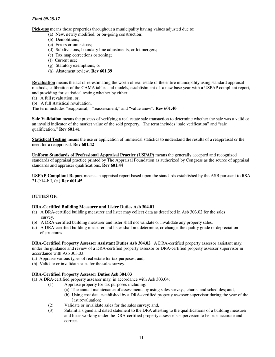 Assessing Services Contract - New Hampshire, Page 11