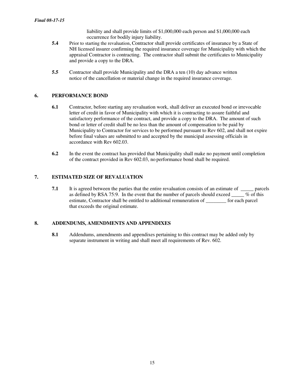 Full Revaluation Contract Btla Reassessment Order - New Hampshire, Page 15