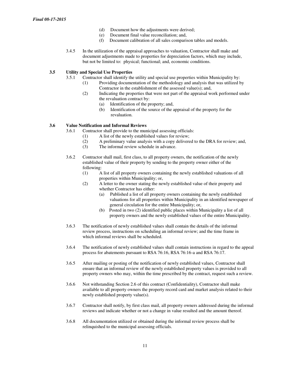 Full Statistical Revaluation Contract - New Hampshire, Page 11