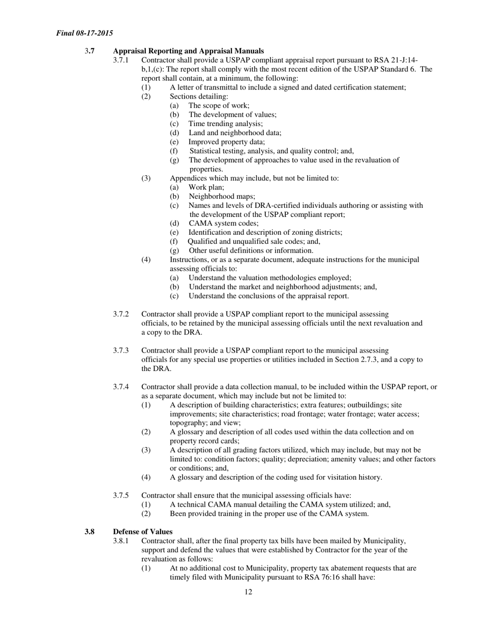 Full Statistical Revaluation Contract - New Hampshire, Page 12