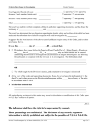 Form 11079 Order to Show Cause for Investigation - New Jersey, Page 2