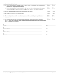 Form 11144 Confidential Juvenile Plea Form - New Jersey, Page 4