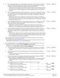 Form 11144 Confidential Juvenile Plea Form - New Jersey (English/Spanish), Page 3