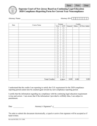 Form 11960 Compliance Reporting Form for Current Year Noncompliance - New Jersey, Page 2