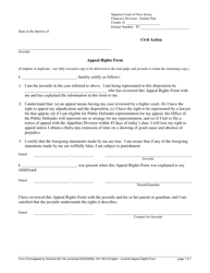 Document preview: Form 10813A Juvenile Appeal Rights Form - New Jersey
