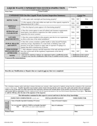 Form LW401JK Unpermitted System Inspection Request &amp; Evaluation Report - New Mexico, Page 6