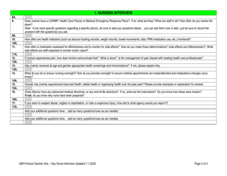 Section 2A Individual Quality Review: Day Nurse Interview - New Mexico, Page 2