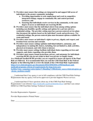 Cms Final Rule Settings Requirements Supports Waiver Provider Attestation - New Mexico, Page 2