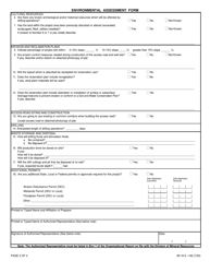 Form 85-16-5-10B Environmental Assessment Form - New York, Page 2