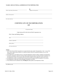 Form DOS-1511-F Certificate of Incorporation - New York, Page 4