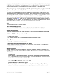 Instructions for Form VAR Major/Minor Variance Application Form - North Carolina, Page 2