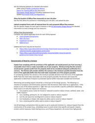 Instructions for Form VAR Major/Minor Variance Application Form - North Carolina, Page 8