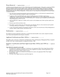 Application for Water Tank Reconditioning Plan Approval - North Carolina, Page 4