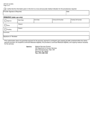 Form SFN527 Genetic Testing Service Authorization Request - North Dakota, Page 3