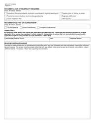 Form SFN1177 Request for Guardianship Establishment Funds - North Dakota, Page 2