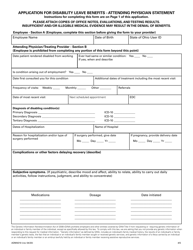 Form ADM4310 Application for Disability Leave Benefits Employee Statement - Ohio, Page 4