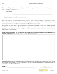 Form AA-53.2FC Statement in Place of Personal Appearance - New York (Creole), Page 2
